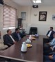 حضور رئیس جدید شبکه  و مرکز بهداشت شهرستان  نرماشیر در جمع مسئولین واحدها فنی و اداری
