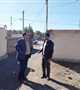 بازدید معاون اداری و فنی شبکه و مرکز بهداشت شهرستان از خانه‌های بهداشت پس از بارش اخیر
