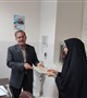 تجلیل از مسئول واحد نوجوانان ،جوانان و مدارس شبکه و مرکز بهداشت شهرستان نرماشیر